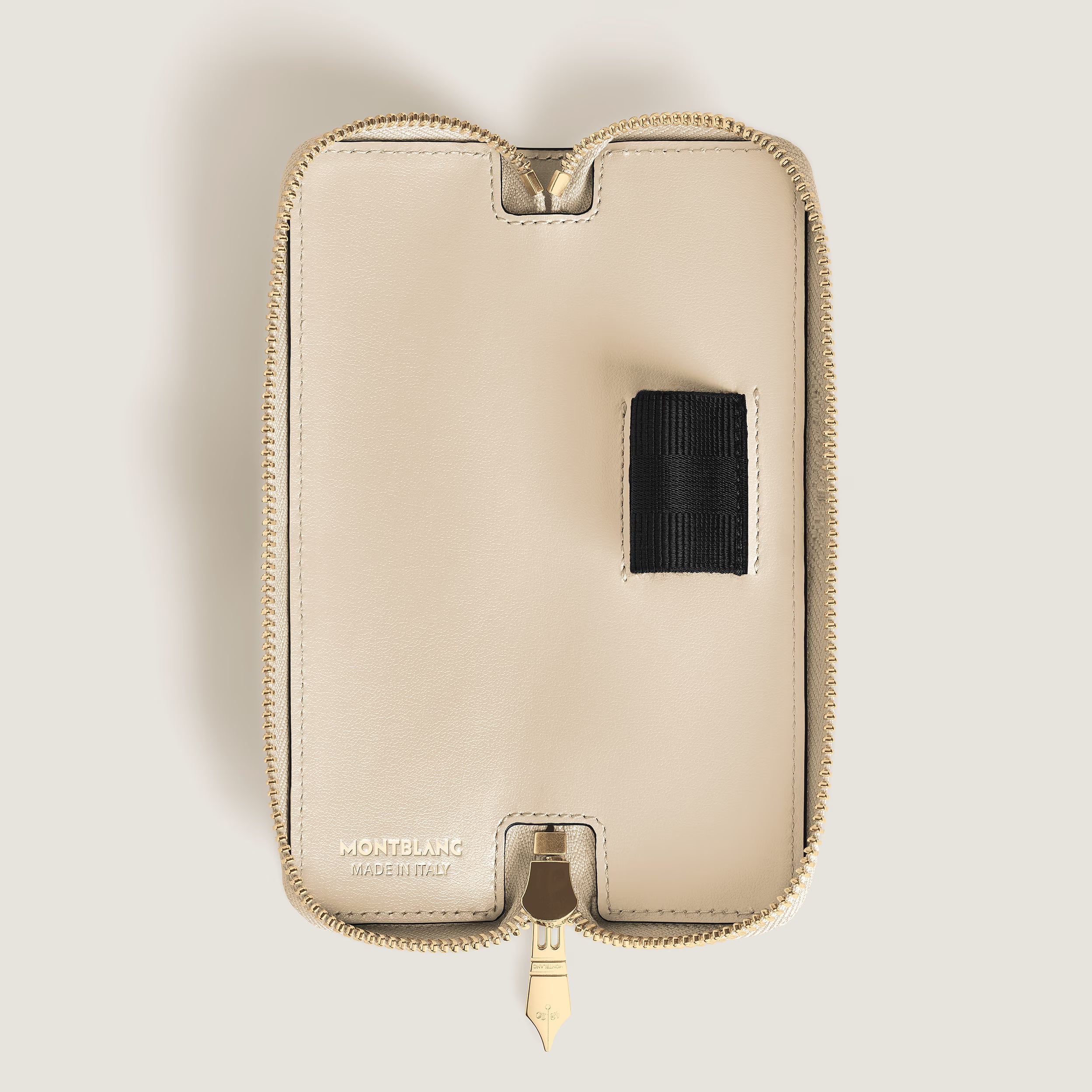 Estuche para 1 instrumento de escritura con cremallera de cuero Meisterstück