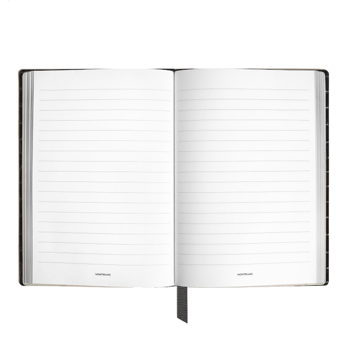 Carnet Moyen Format en Cuir Embossé Croco, Pages Lignées