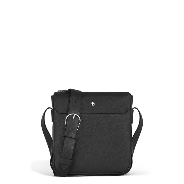 Sacola Messenger Vertical em Couro Sartorial