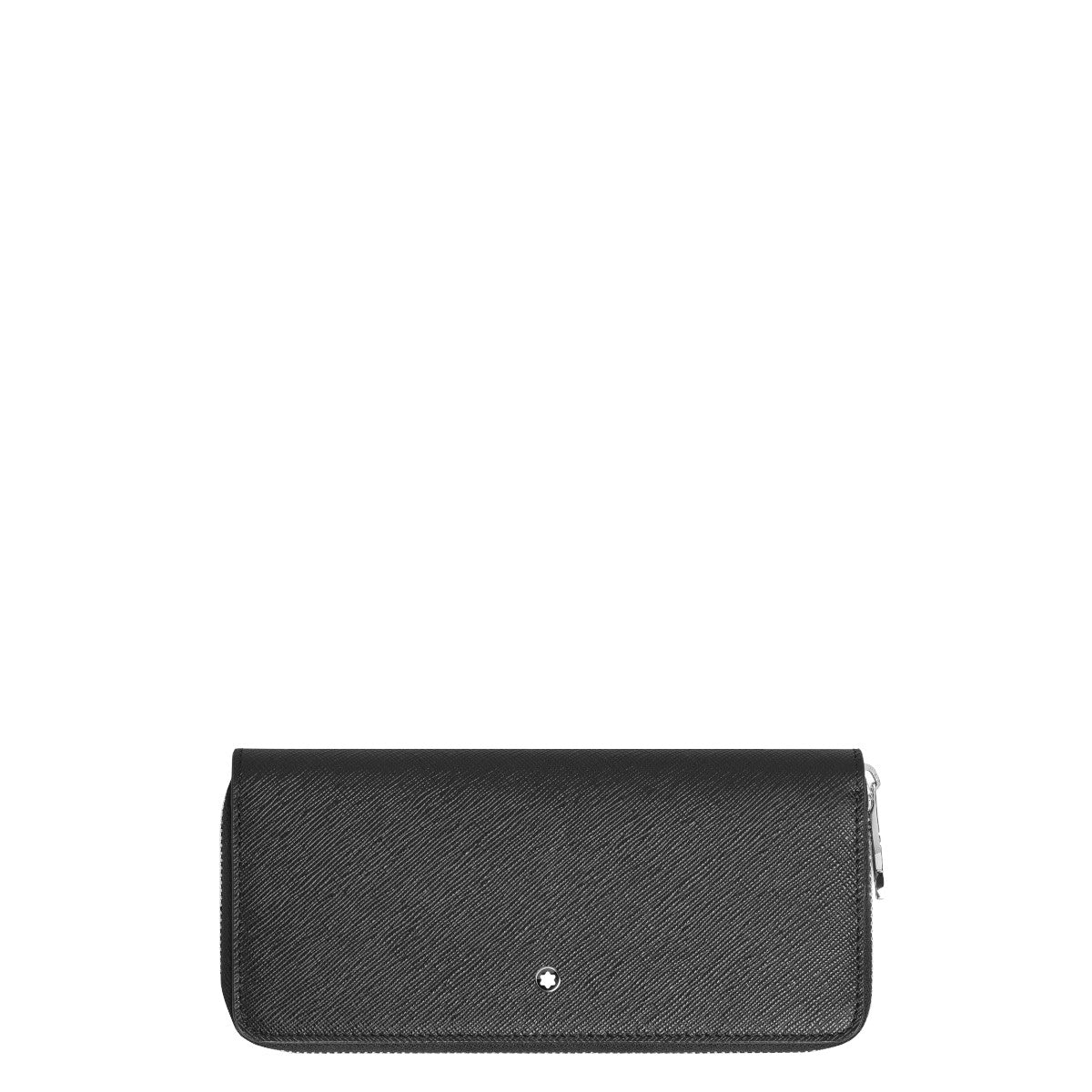Portefeuille 8cc Zippé Montblanc Sartorial Noir