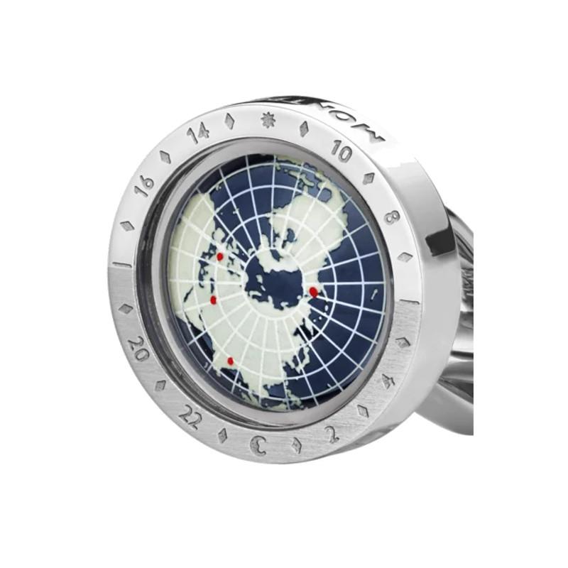 Boutons de manchetteMontblancBoutons de Manchette Montblanc 1858 Géosphère Bleu