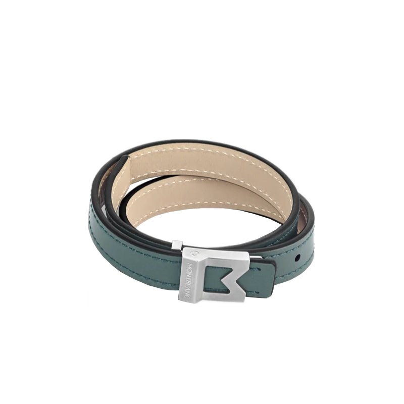 Bracelet hommeMontblancBracelet Montblanc M logo en cuir d'étain, taille réglable