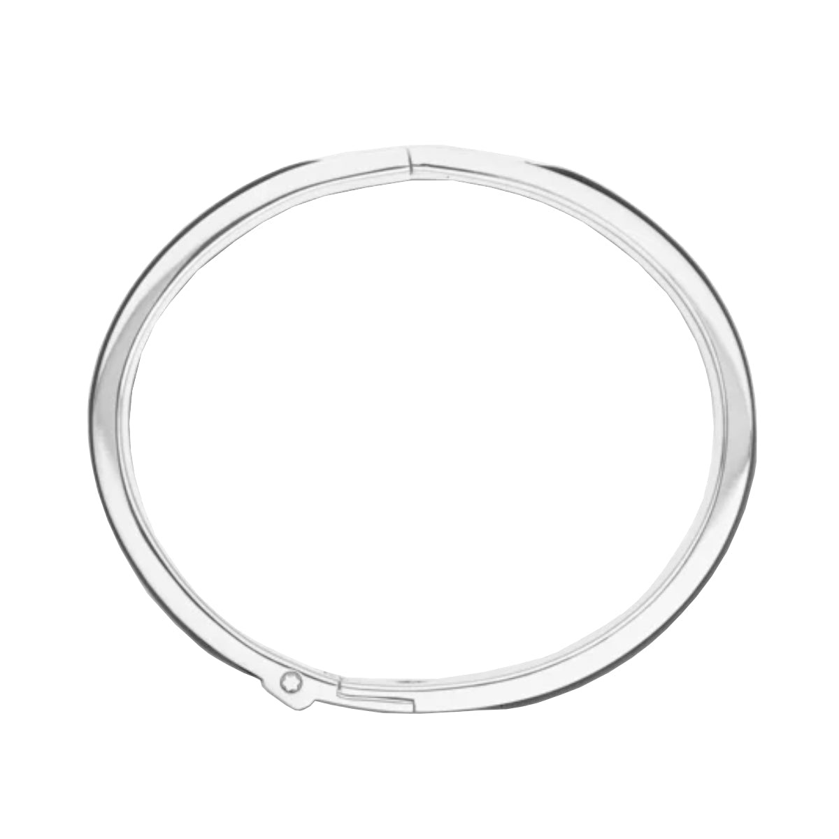 Bracelet hommeMontblancJonc Montblanc M Logo en Acier et Cuir Noir