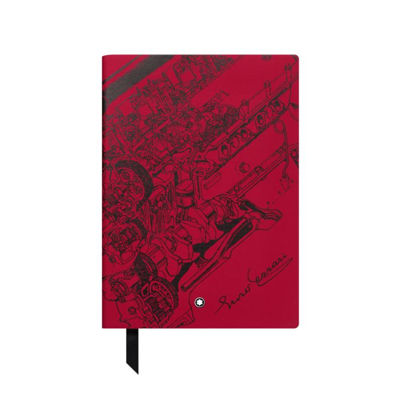 Carnet de noteMontblancCarnet #146 petit format,Montblanc Great Characters Enzo Ferrari, rouge, ligné