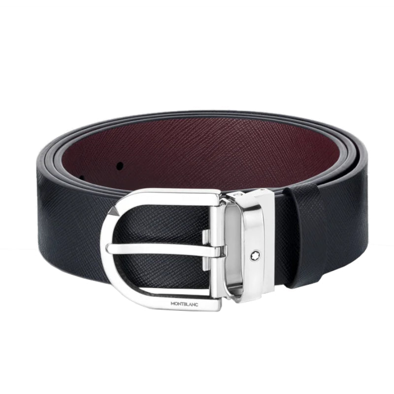 Ceinture hommeMontblancBoucle de Ceinture Monblanc Cuir réversible