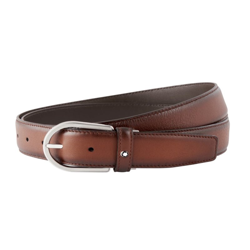 Ceinture hommeMontblancCeinture affaires marron à couper selon la taille