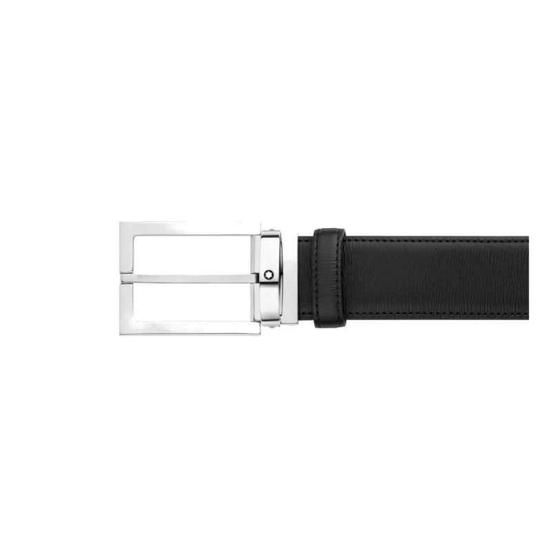 Ceinture hommeMontblancCeinture affaires Montblanc noire à couper selon la taille