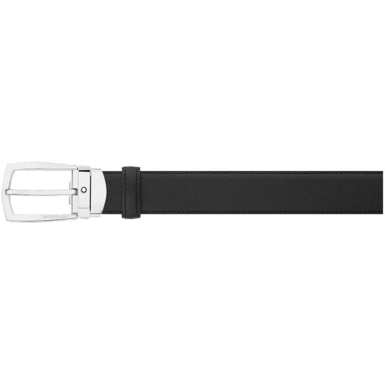 Ceinture hommeMontblancCeinture affaires noire à couper selon la taille