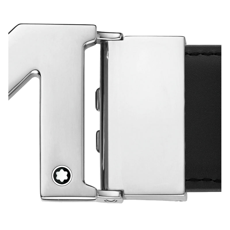 Ceinture hommeMontblancCeinture réversible à boucle M de 35 mm en cuir noir