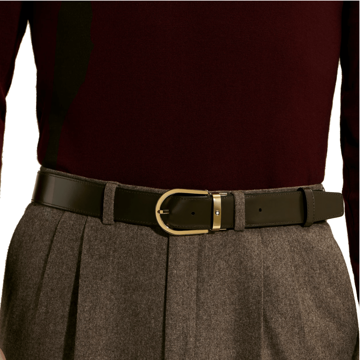 Ceinture hommeMontblancCeinture Réversible Fer à Cheval 35 mm Mntblanc Meisterstück