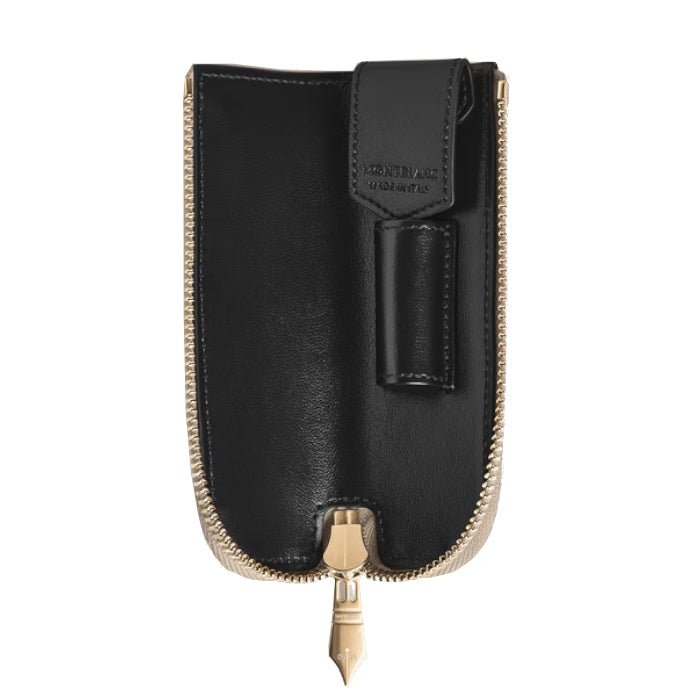 Étui pour styloMontblancÉtui pour 1 Instrument d'Écriture Montblanc Heritage Rouge et Noir Baby en cuir Meisterstück