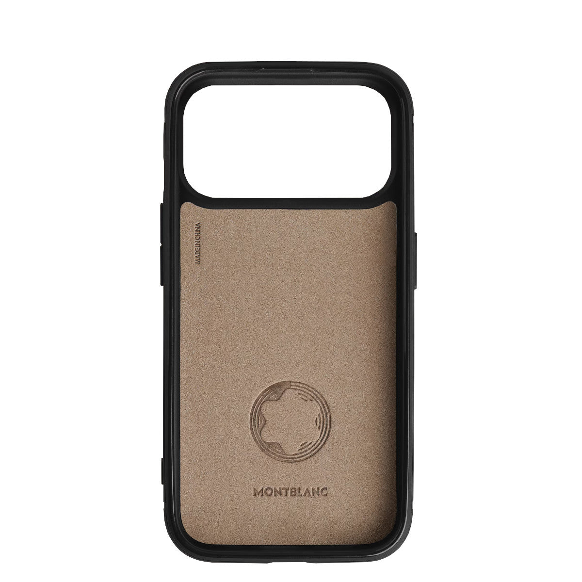 Étui pour téléphoneMontblancÉtui Rigide pour iPhone 18 Pro Max Montblanc avec 2cc en Cuir Extreme Noir