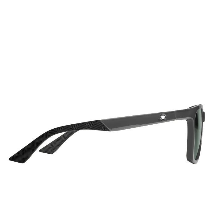 Lunettes de soleilMontblancLunettes de soleil carrées à monture injectée grise