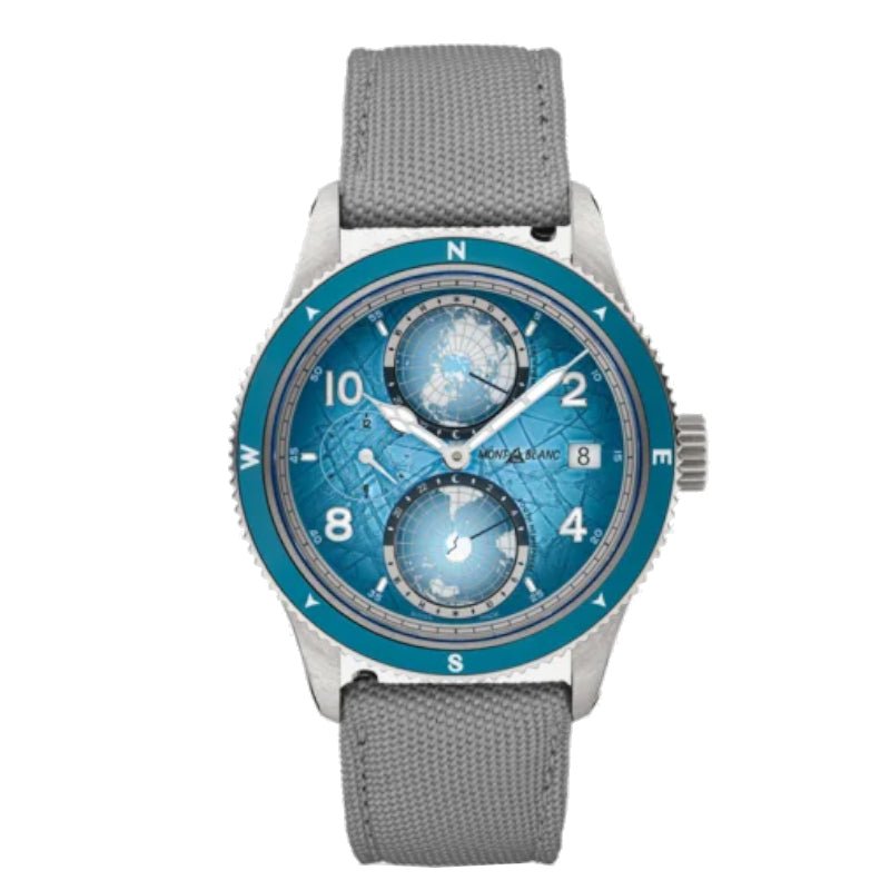 MontreMontblancMontre Montblanc 1858 Geosphere 0 Oxygen South Pole Exploration Limited Edition - 1 990 exemplaires