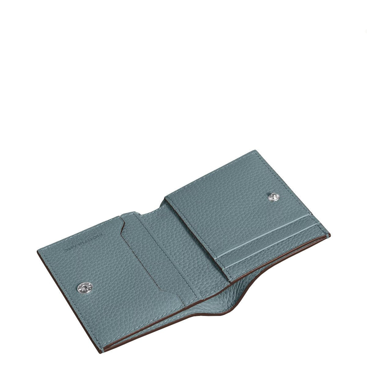 PortefeuilleMontblancMini Portefeuille 4cc Montblanc Grainé Bleu