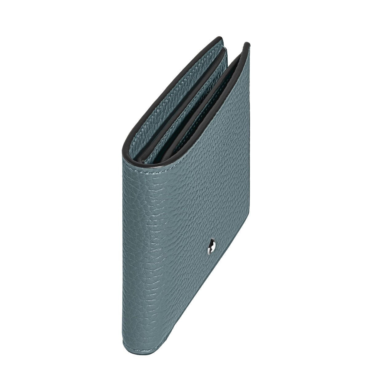 PortefeuilleMontblancPortefeuille 6cc Montblanc Grainé Bleu