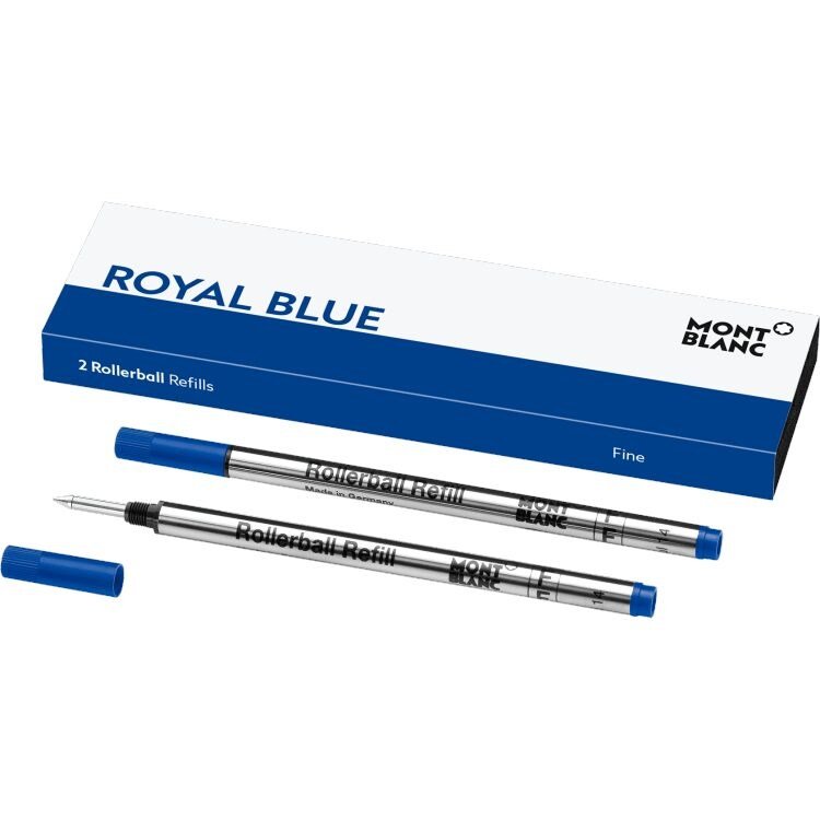 Recharge rollerballMontblanc2 recharges de rollerball Montblanc (F), Royal Blue