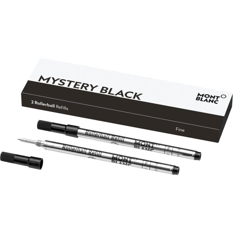 Recharge rollerballMontblanc2 recharges pour rollerball Montblanc (F) Mystery Black