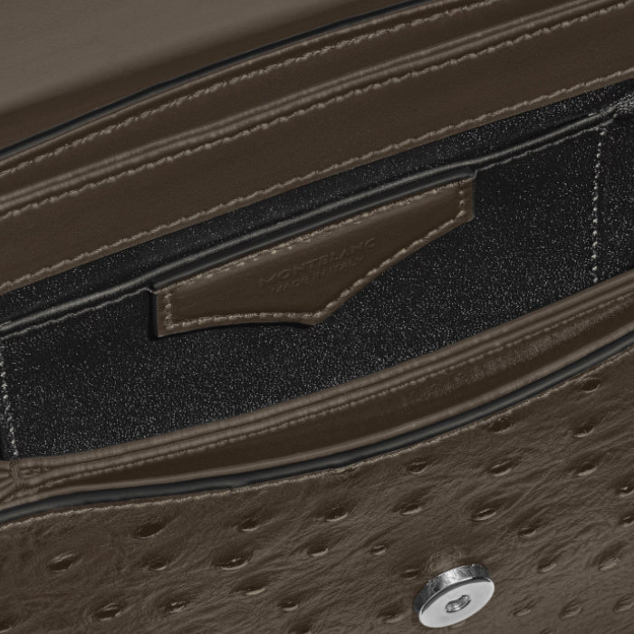 Sacoche à bandoulièreMontblancSac à bandoulière Montblanc en cuir embossé Autruche