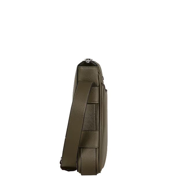 Sacoche à bandoulièreMontblancSac bandoulière vertical en cuir Montblanc Sartorial Kaki