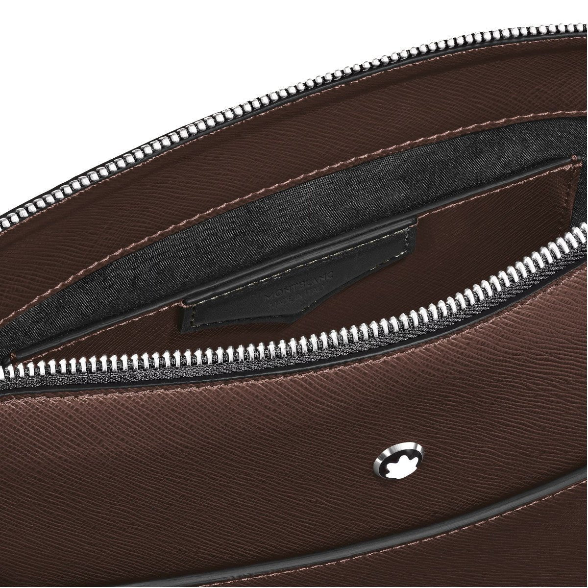 Sacoche à bandoulièreMontblancSac Messenger vertical en cuir Montblanc Sartorial Ébène
