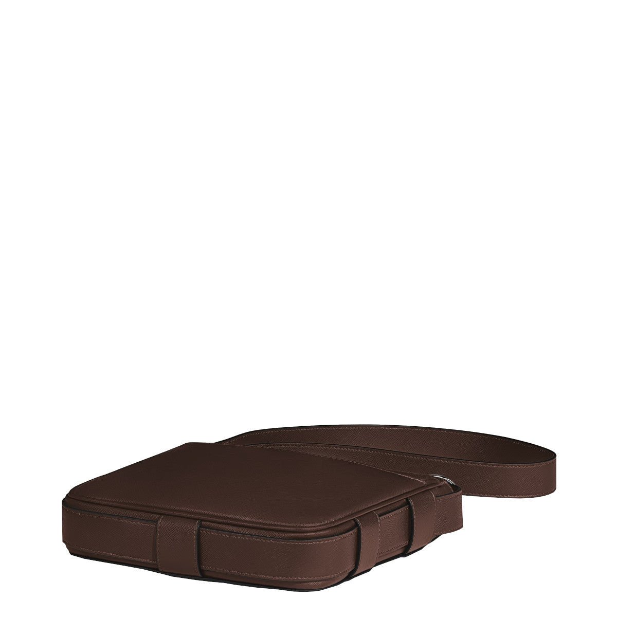 Sacoche à bandoulièreMontblancSac Messenger vertical en cuir Montblanc Sartorial Ébène