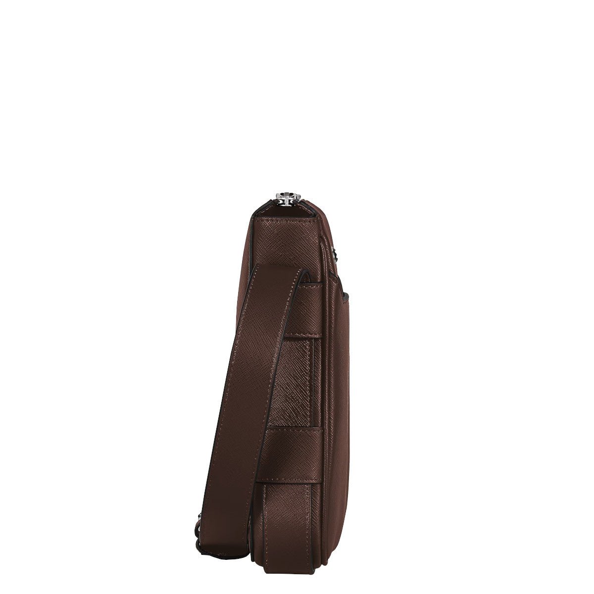 Sacoche à bandoulièreMontblancSac Messenger vertical en cuir Montblanc Sartorial Ébène