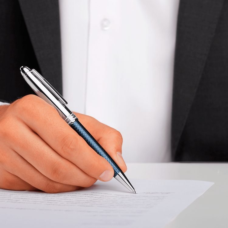 Stylo billeMontblancStylo bille Montblanc Meisterstück Solitaire Doué Blue Hour Classique