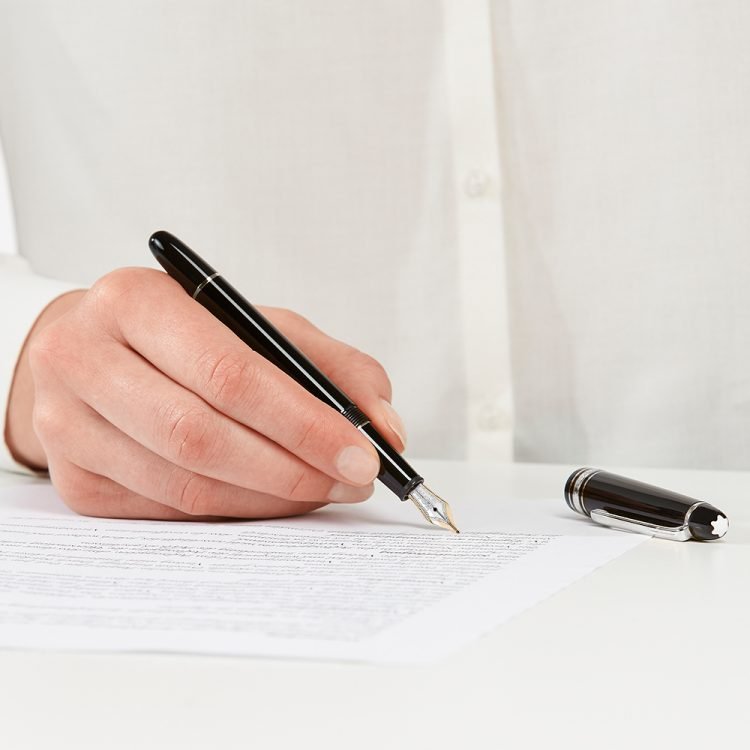 Stylo plumeMontblancStylo plume Montblanc Meisterstück Classique platiné