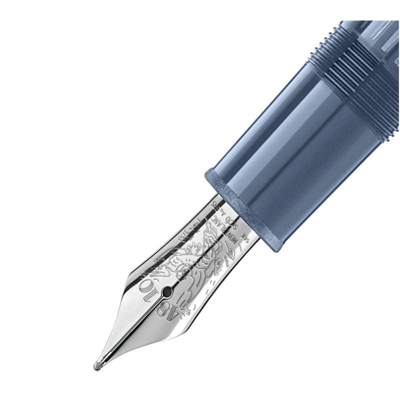 Stylo plumeMontblancStylo plume Montblanc Meisterstück Glacier LeGrand (M) bleu