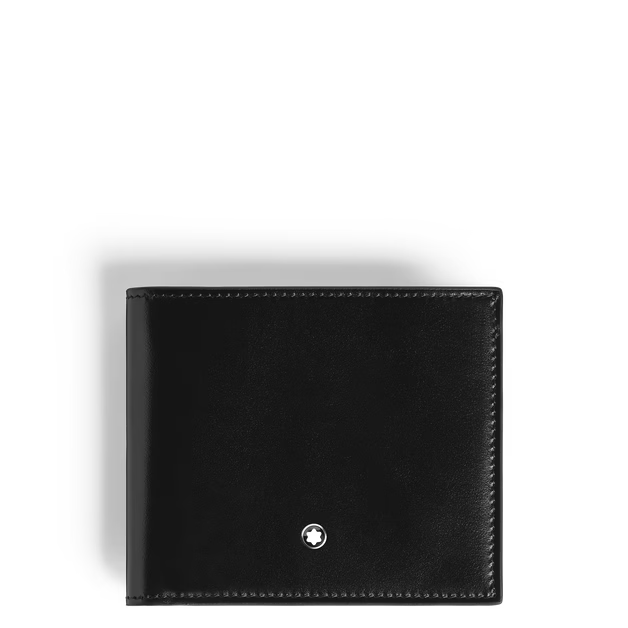 Portefeuille 8cc en Cuir Meisterstück Noir et bleu