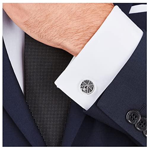 Boutons de manchetteMontblancBoutons de manchette Montblanc Motif Toile D'araignée