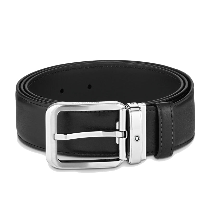 CeintureMontblancCeinture Montblanc De 35 mm En Cuir Noir