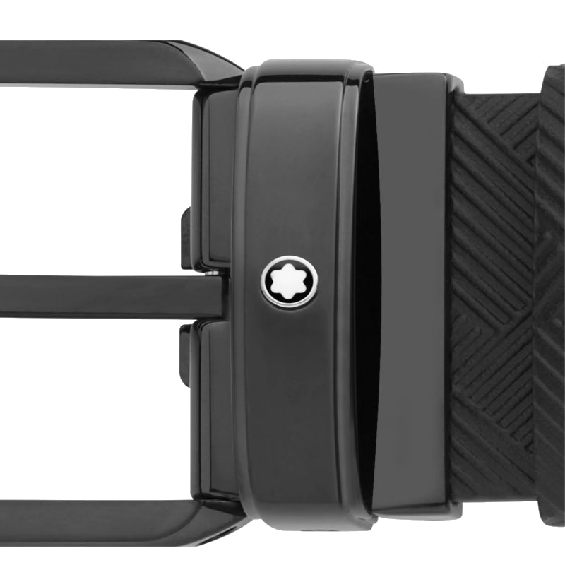 CeintureMontblancCeinture Réversible De 35 mm En Cuir Noir