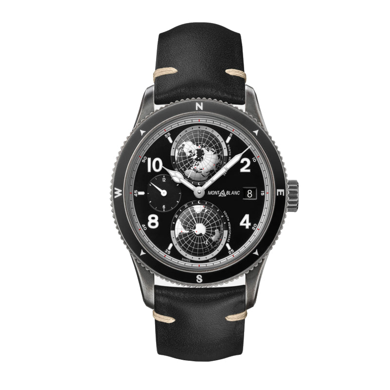 MontreMontblancMontblanc 1858 Geosphere Ultra Black Limited Edition - 858 pièces
