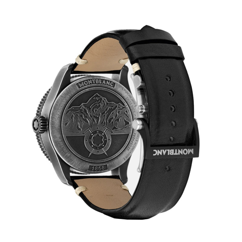 MontreMontblancMontblanc 1858 Geosphere Ultra Black Limited Edition - 858 pièces