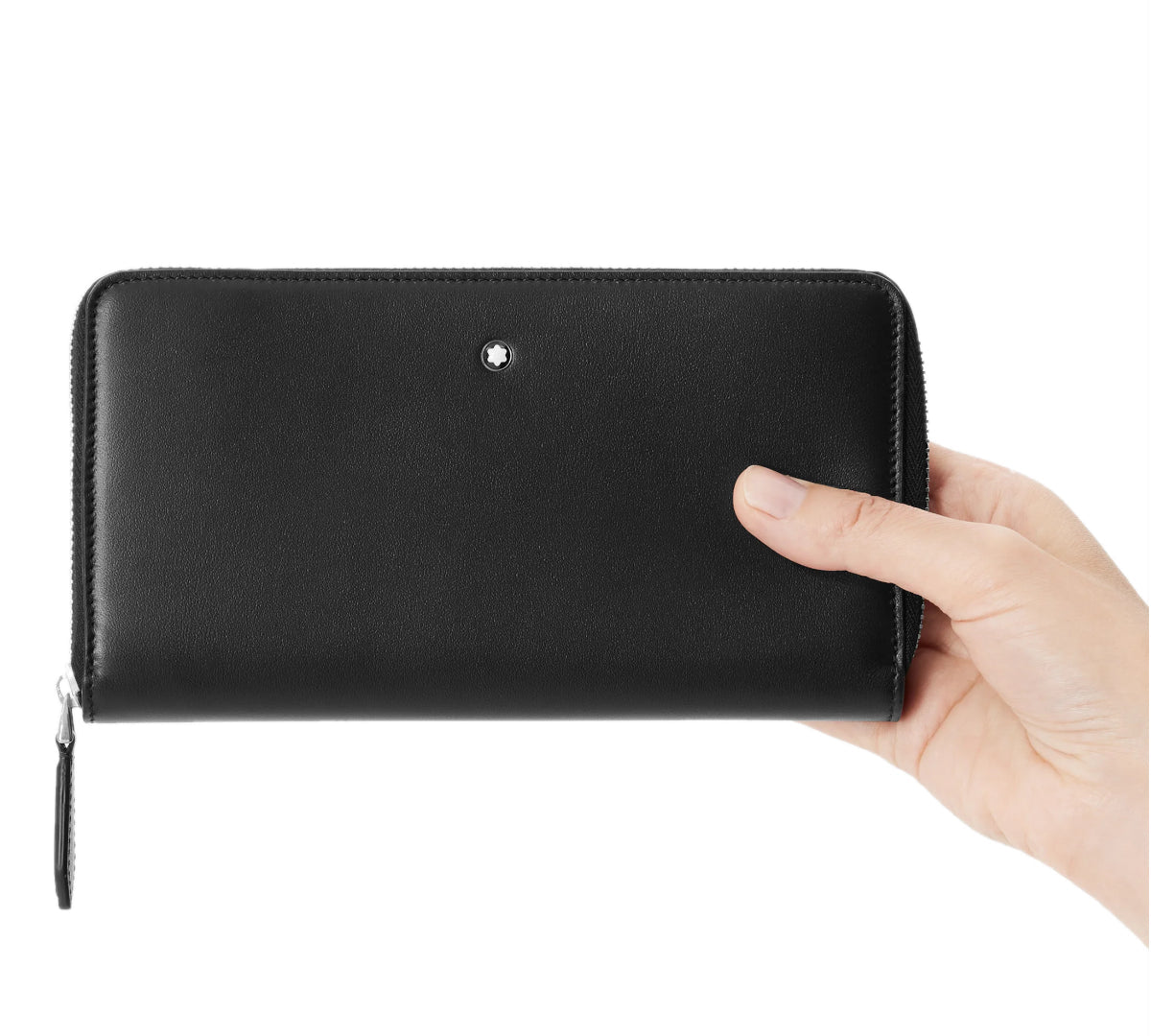 PortefeuilleMontblancPortefeuille 12cc avec zip intégral Montblanc Meisterstück Selection Soft