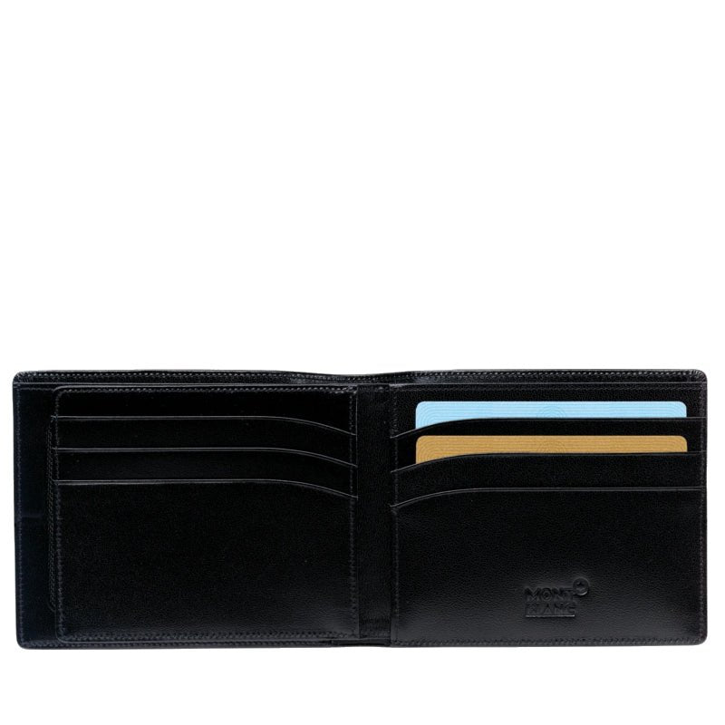 PortefeuilleMontblancPortefeuille 6cc avec 2 poches ajourées Montblanc Meisterstück