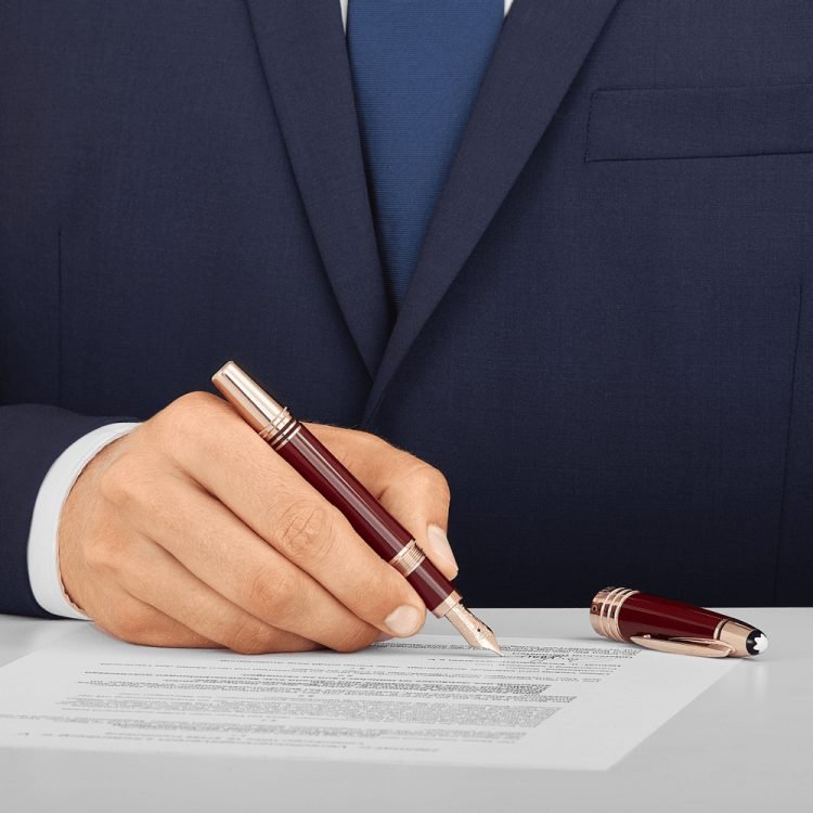Stylo plumeMontblancStylo plume Montblanc John F. Kennedy Special Edition Burgundy