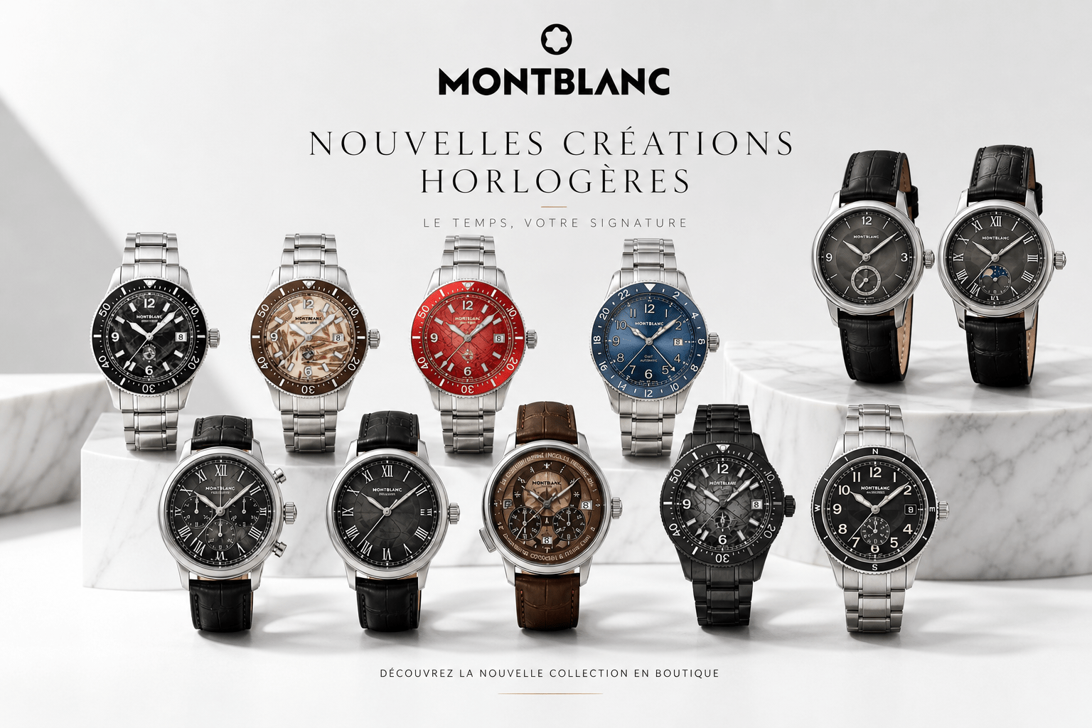 Nouveautés horlogères - Montblanc Bordeaux [France]