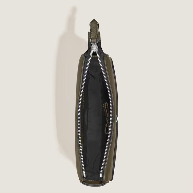 Sac Messenger Vertical en Cuir Sartorial