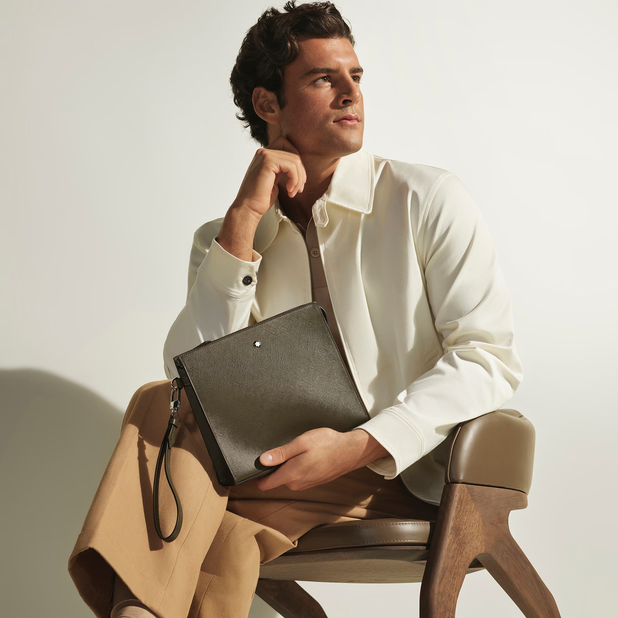 Sac pochette Montblanc Sartorial Kaki