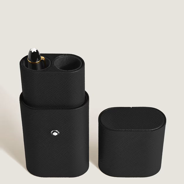 Étui pour 2 Instruments d'Écriture en Cuir Sartorial