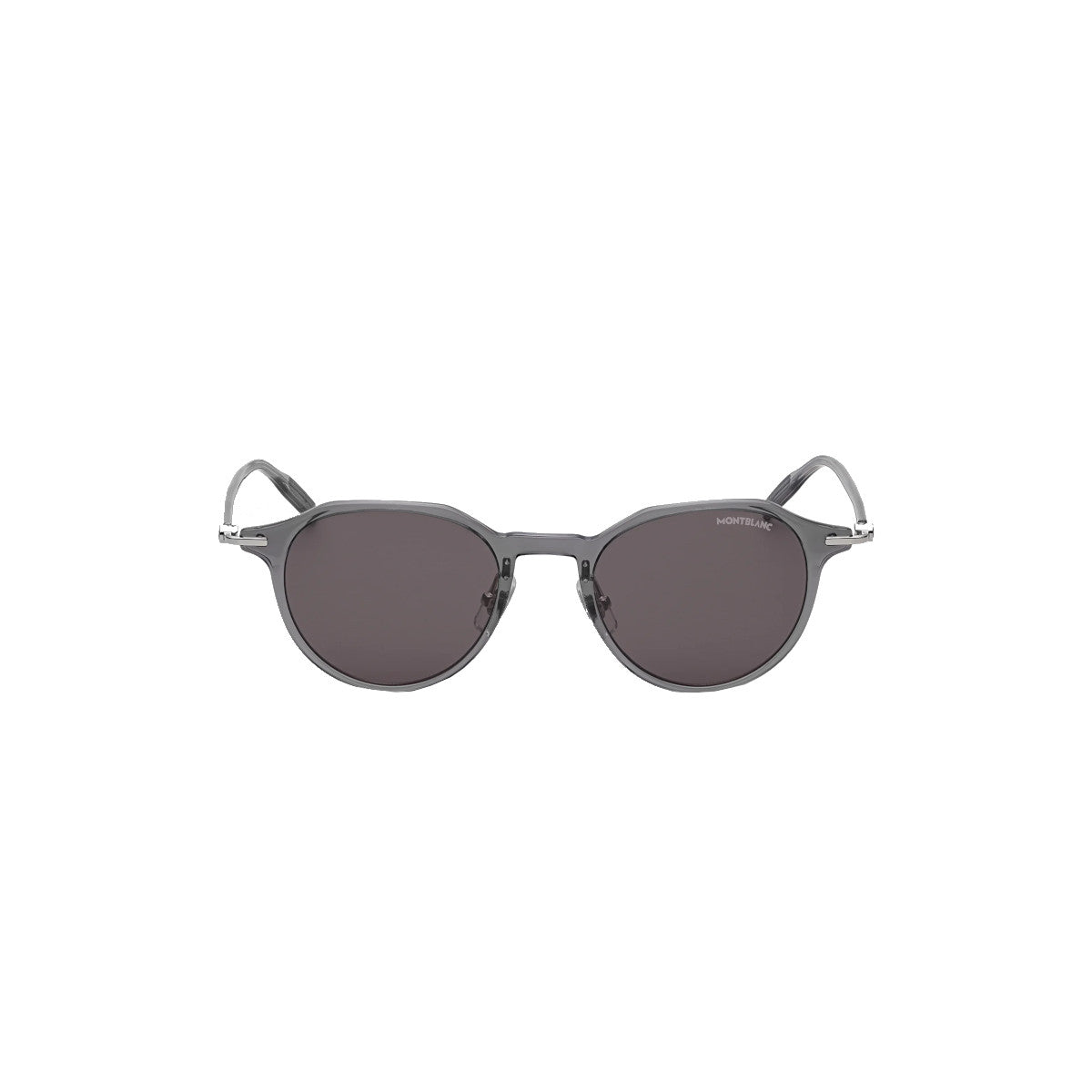 Gafas de sol redondas con montura inyectada gris 