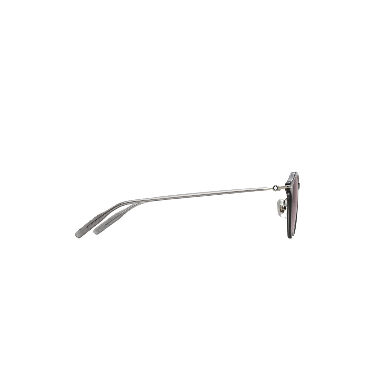 Gafas de sol redondas con montura inyectada gris 