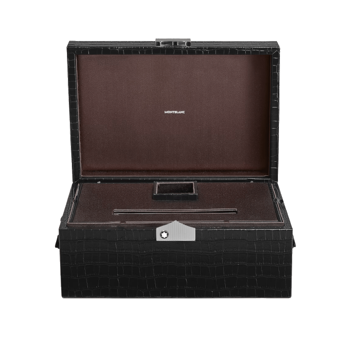 Accessoire de bureauMontblancCoffret de collectionneur Montblanc pour instruments d'écriture en cuir embossé croco