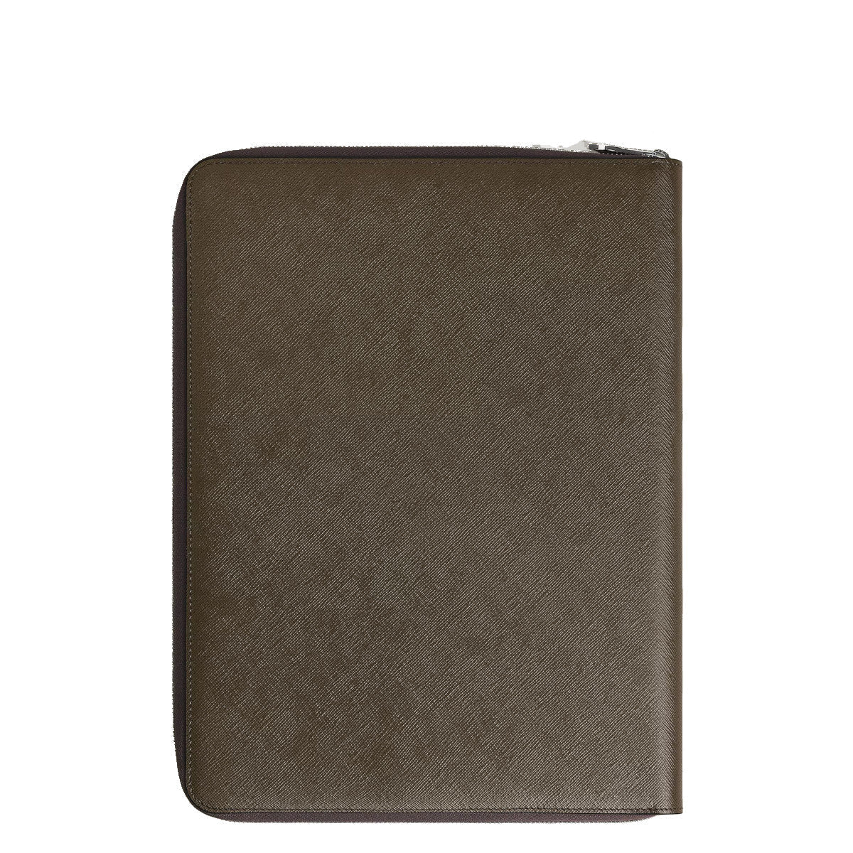 Carnet de noteMontblancÉtui pour Carnet Moyen Format Zippé Montblanc en Cuir Sartorial Kaki