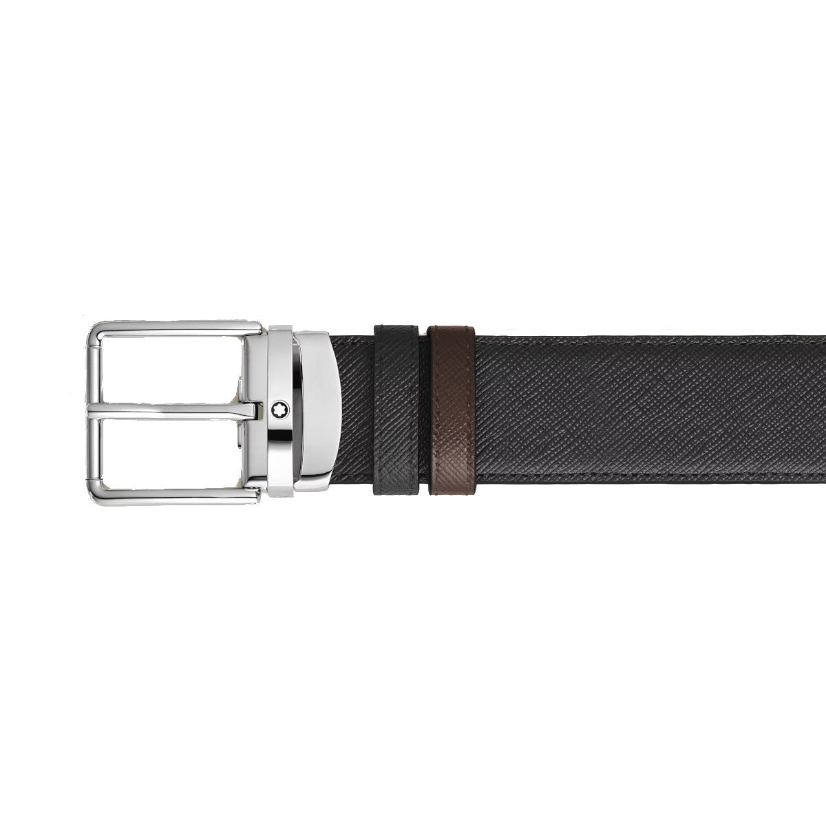 Ceinture hommeMontblancCeinture Réversible Everyday Montblanc 35 mm en Cuir Sartorial Noir/Marron