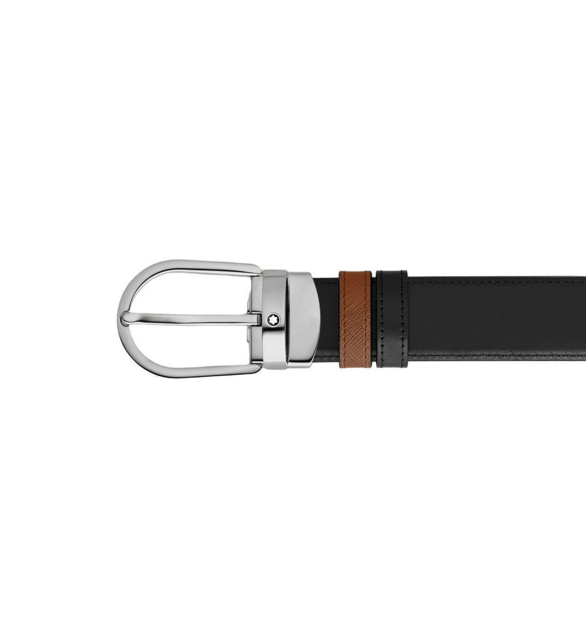 Ceinture hommeMontblancCeinture Réversible Montblanc 35 mm en Cuir Noir/Marron