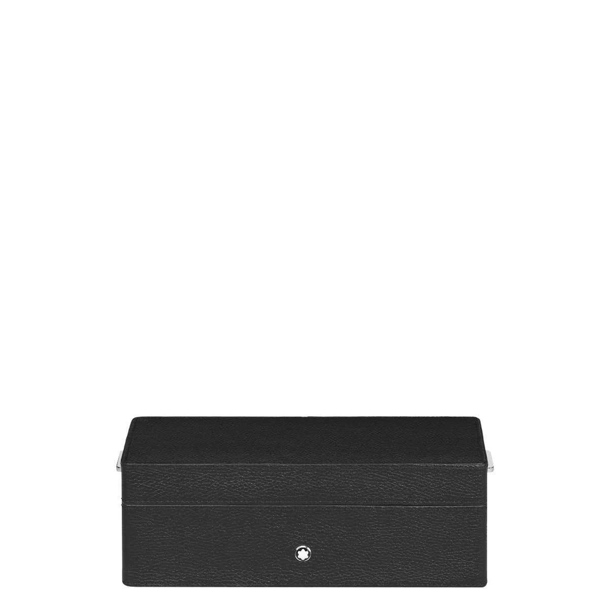 Coffret pour stylosMontblancBoîte à Stylos Montblanc en Cuir Grainé Noir